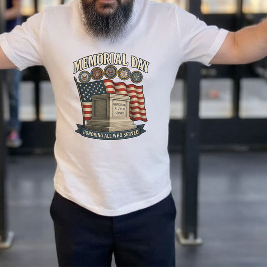 Memorial Day Tribute T-Shirt - Honoring All Who Served