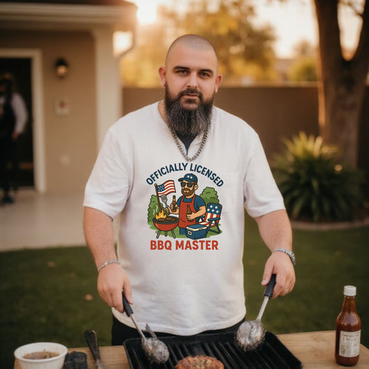 Officially Licensed BBQ Master T-Shirt for Grill Enthusiasts