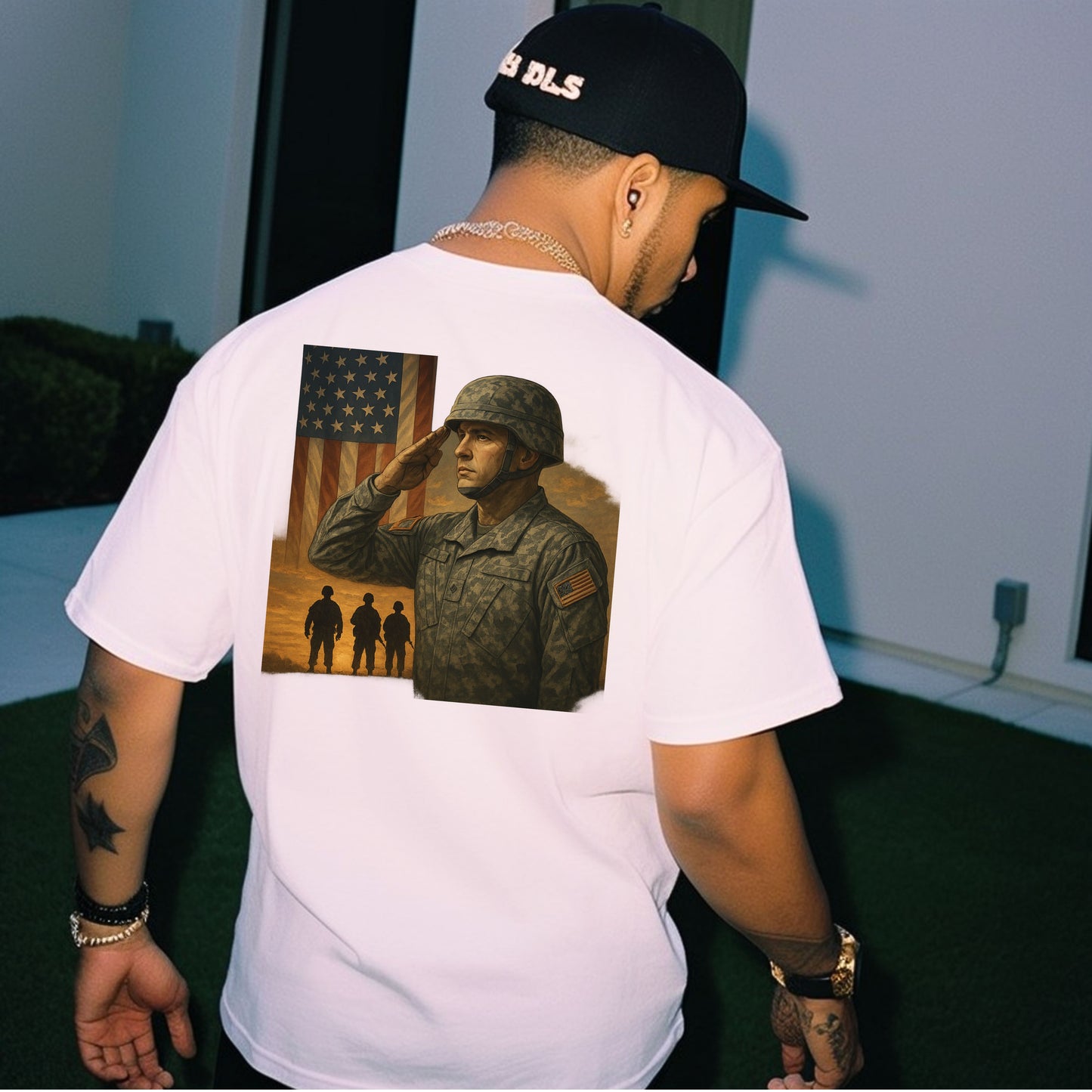 Patriotic Military Tribute - Tee