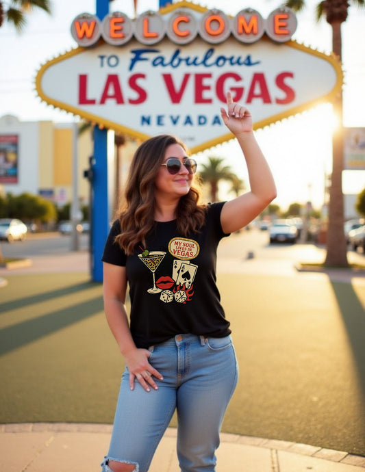 Vegas Vibes 'My Soul Lives in Vegas' - Graphic Tee