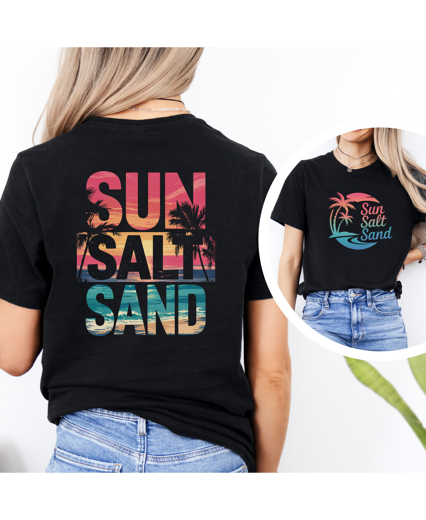 Sun, Salt & Sand - Beach Vibe Graphic Tee