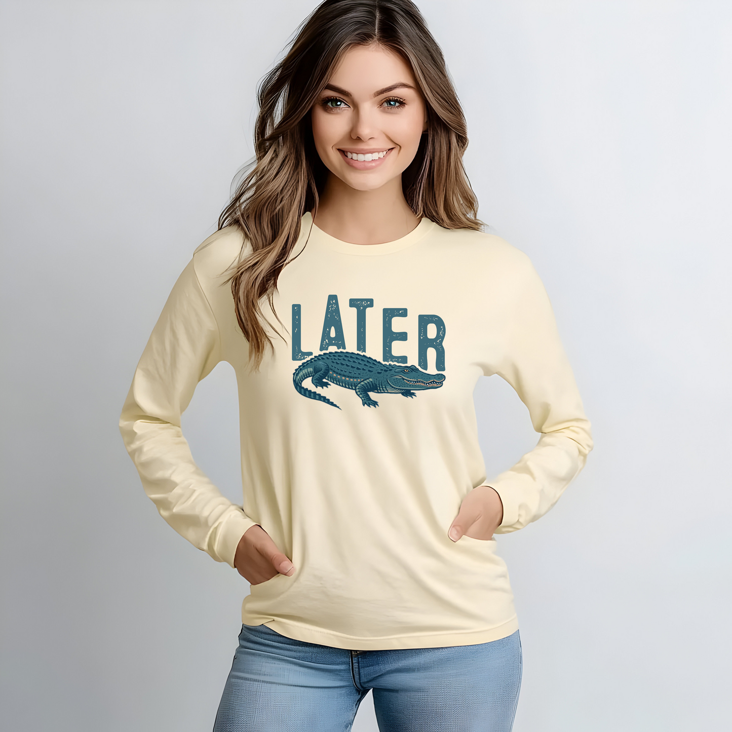 Later Gator -Casual Graphic Tee for Laid-Back Vibes | Perfect for Gifting, Relaxation, Everyday Wear, Beach Days, Summer Outings