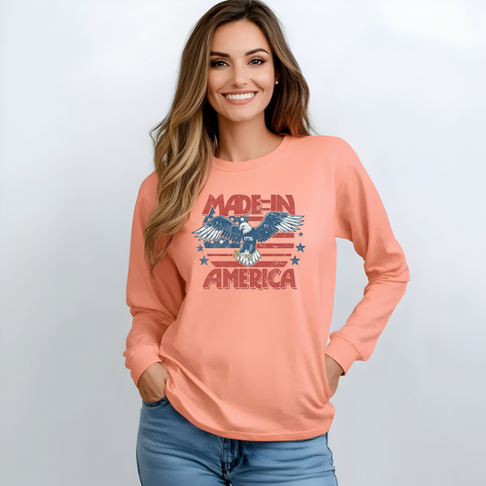 Patriotic T-Shirt, Made in America Tee, Independence Day Shirt, Casual Wear, Gift for Him/Her
