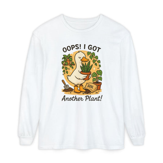 Gardening Humor Long Sleeve Tee, Oops I Got Another Plant Shirt, Funny Plant Lover Gift, Unisex Plant Enthusiast Top, Quirky Gardening [...]