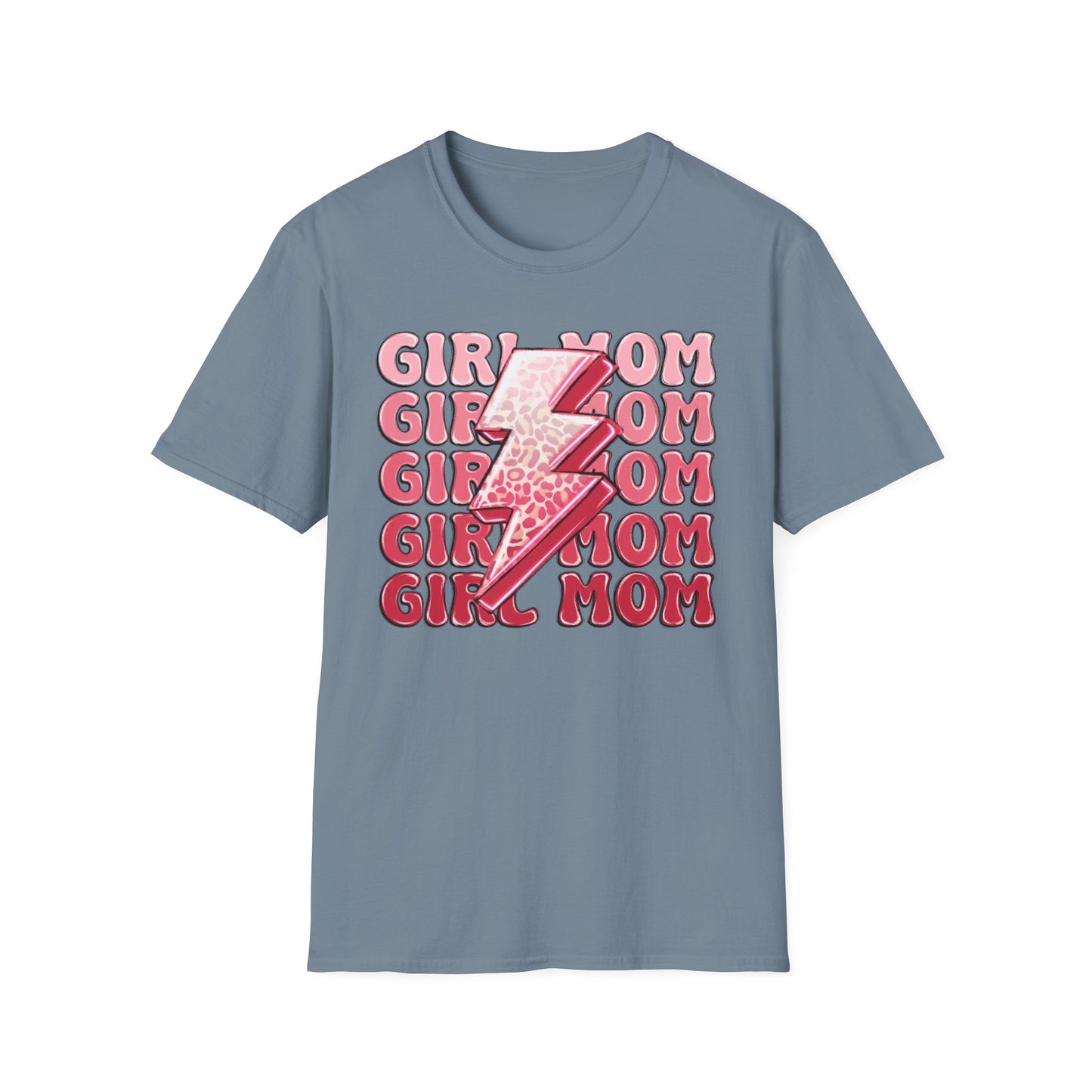Girl Mom Softstyle T-Shirt - Trendy Casual Tee for Moms