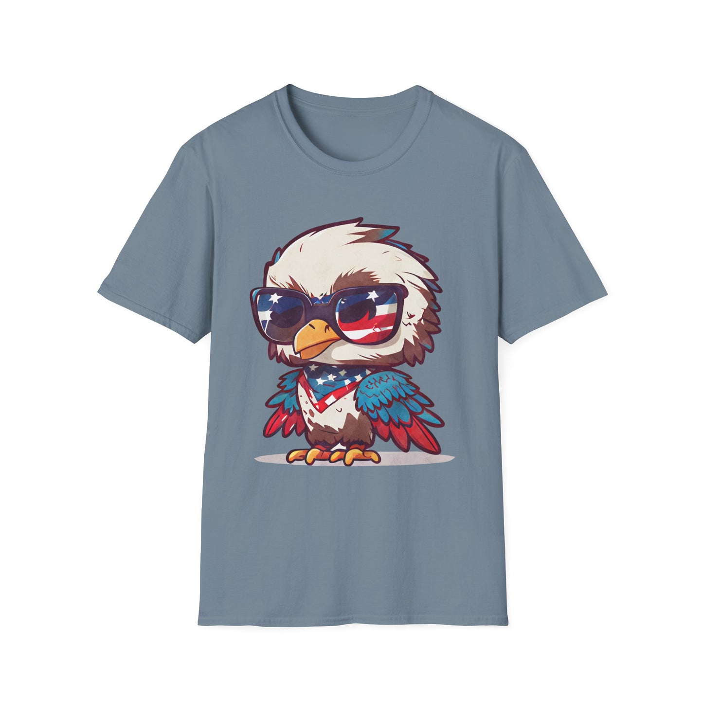 Patriotic Eagle Graphic T-Shirt