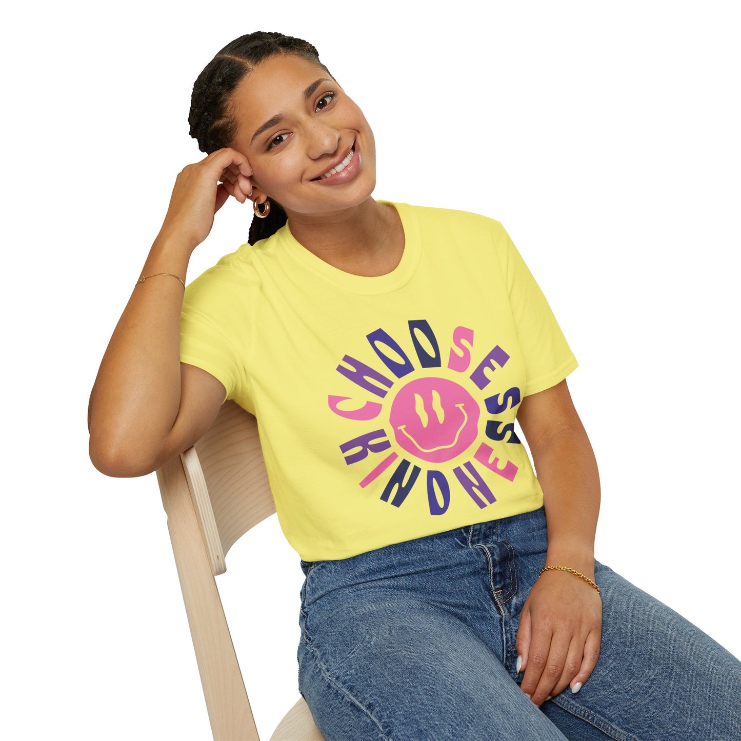 Choose Kindness Unisex Softstyle T-Shirt | Positive Vibes Tee