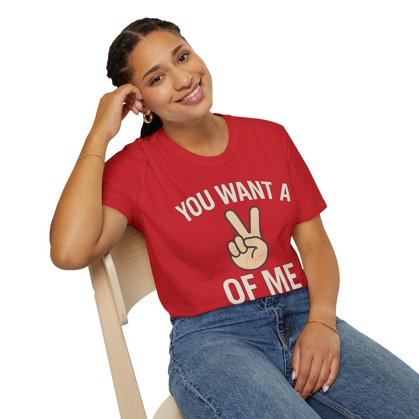 "You Want a Piece of Me" Graphic Tee for Casual Vibes