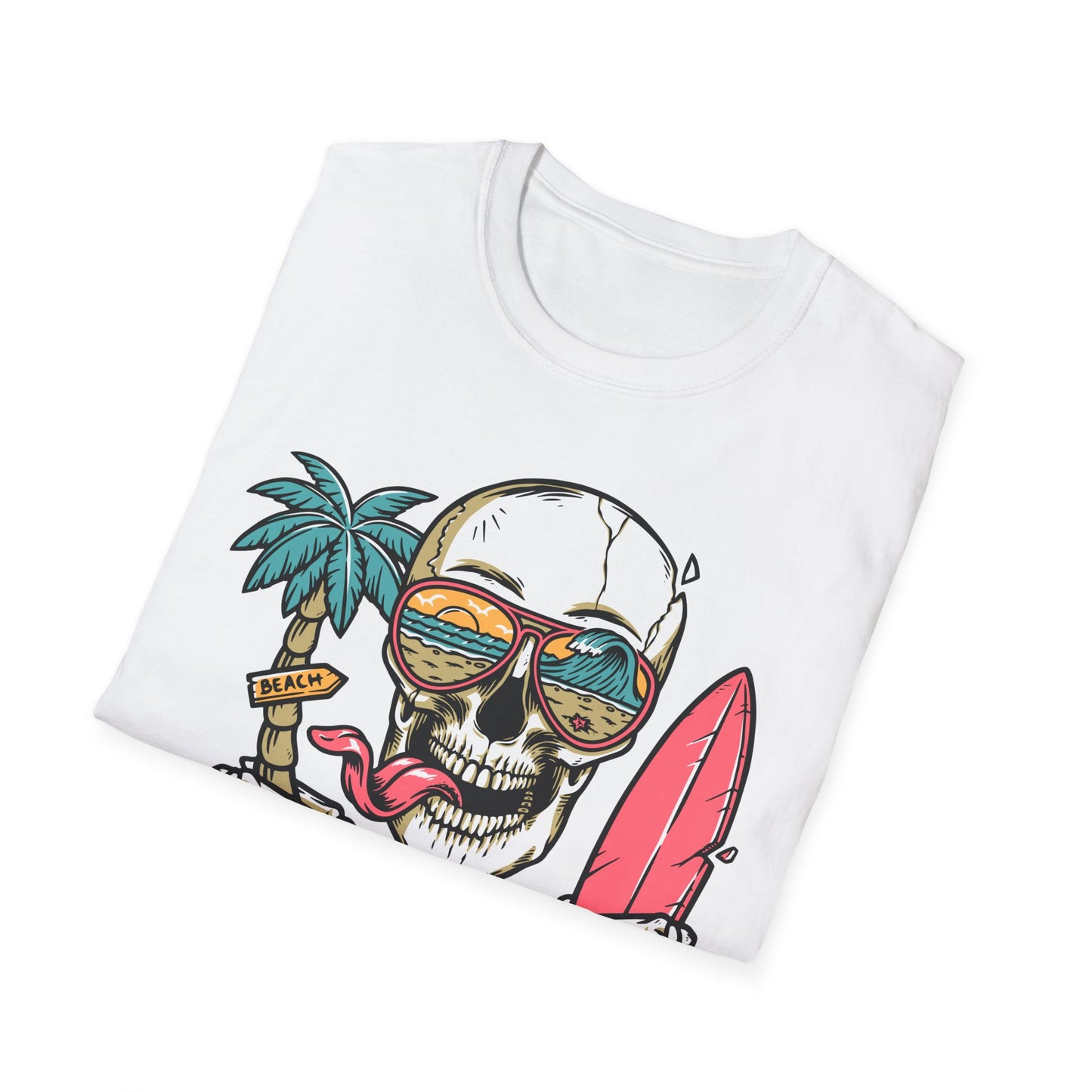 Beach Skull Graphic T-Shirt