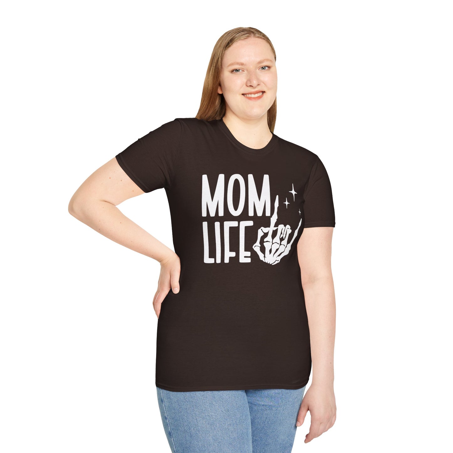 Mom Life Unisex Softstyle T-Shirt - Comfortable & Stylish for Moms