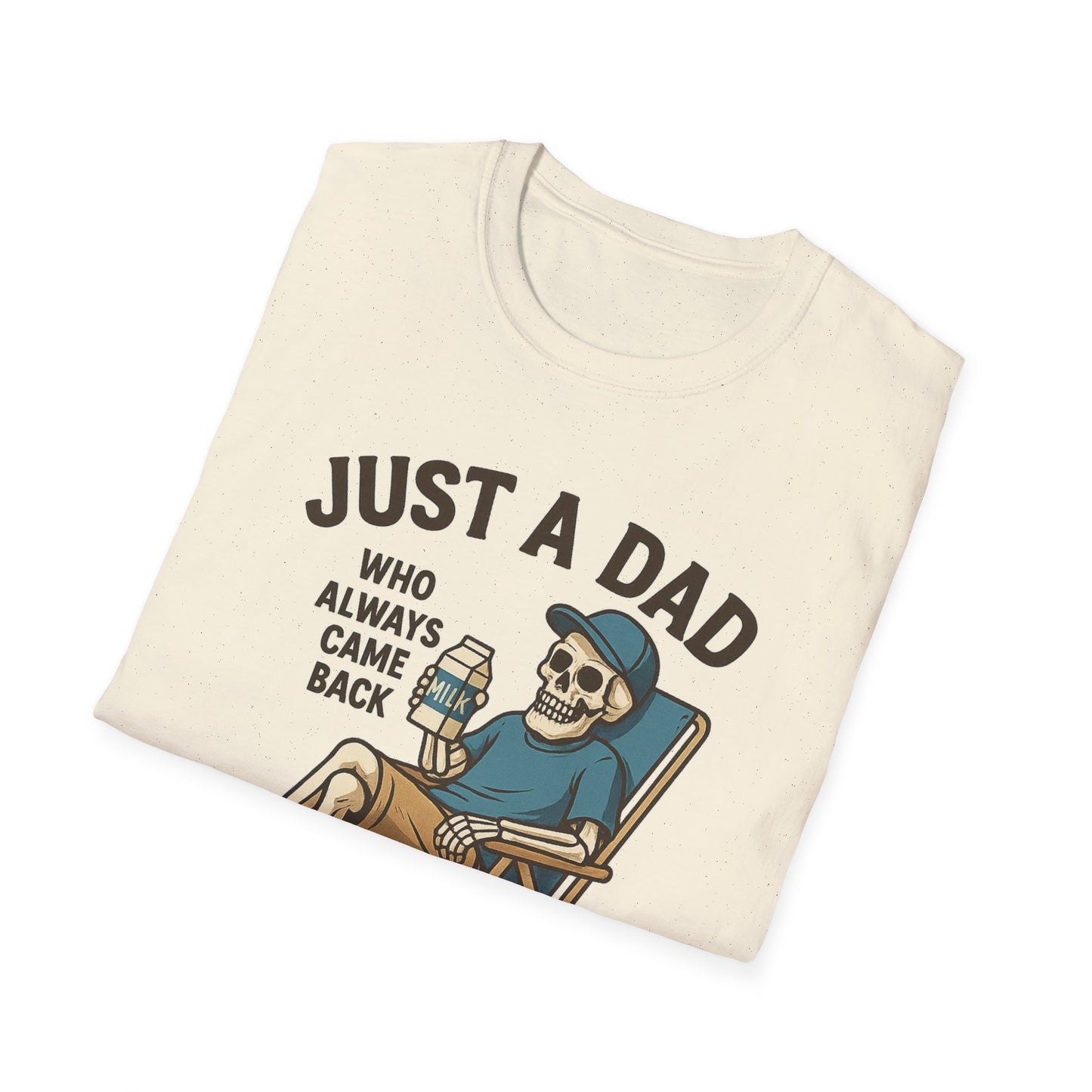 Just a Dad with the Milk Tee, Funny Father's Day Shirt