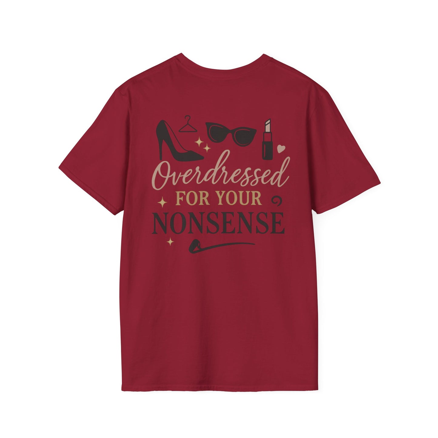 Funny Overdressed T-Shirt - Perfect for Casual Outings & Gift Occasions