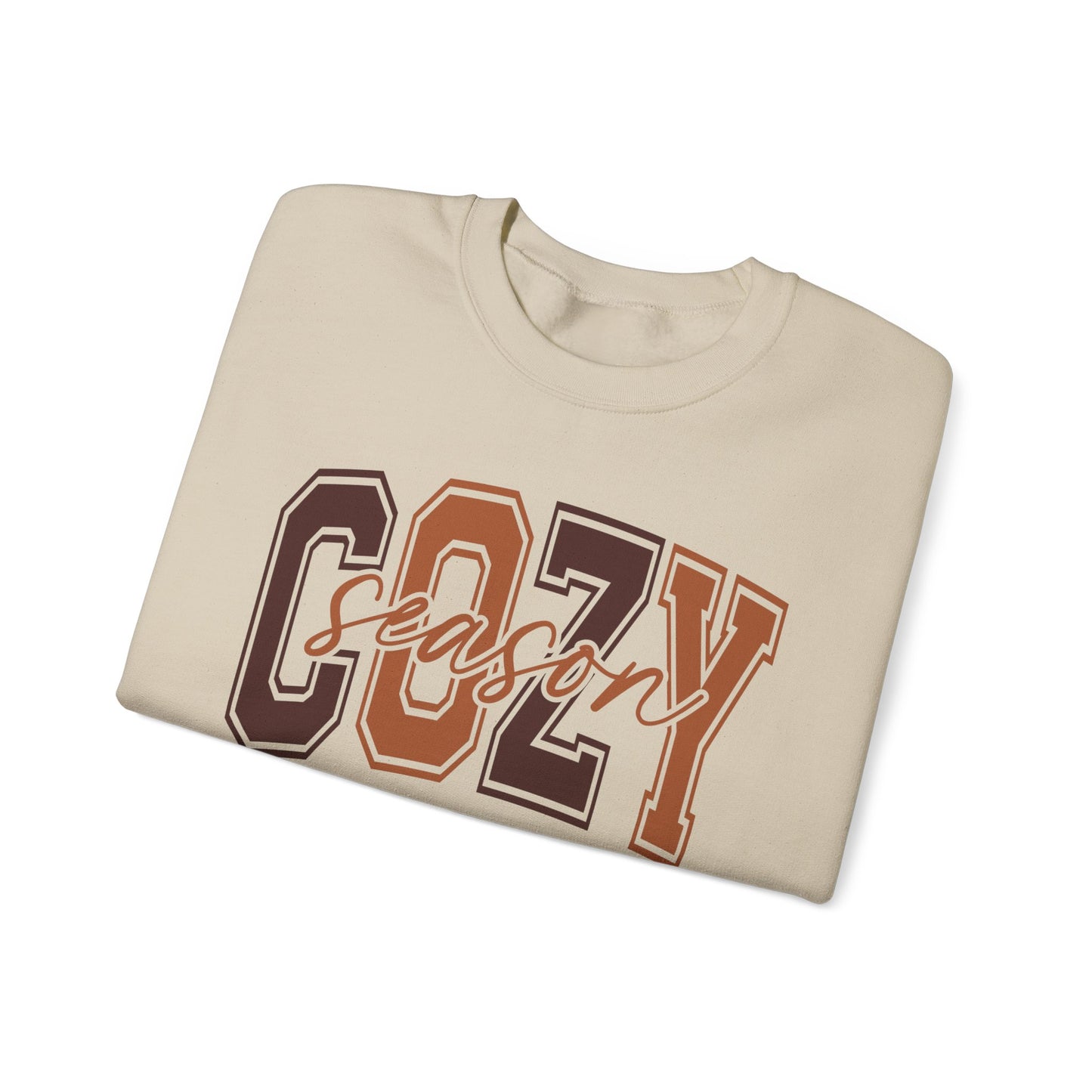 Cozy Season Crewneck Sweatshirt | Unisex Sweatshirt, Fall Essentials, Comfy Gift, Cozy Vibes, Holiday Apparel