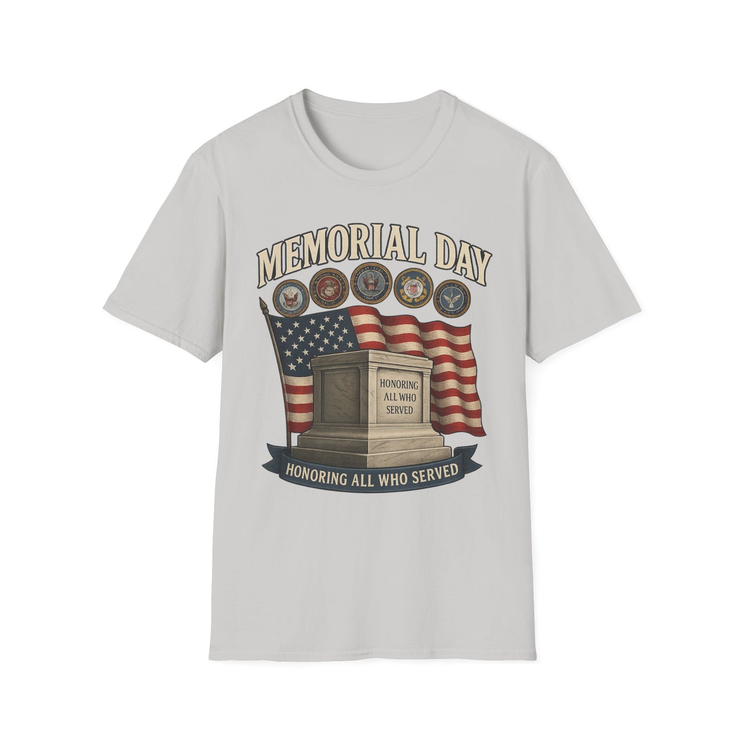 Memorial Day Tribute T-Shirt - Honoring All Who Served