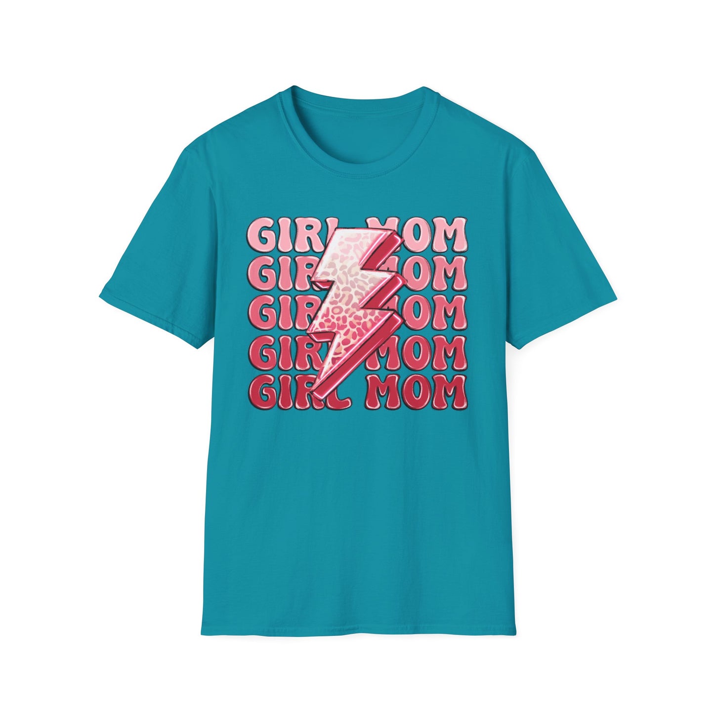 Girl Mom Softstyle T-Shirt - Trendy Casual Tee for Moms