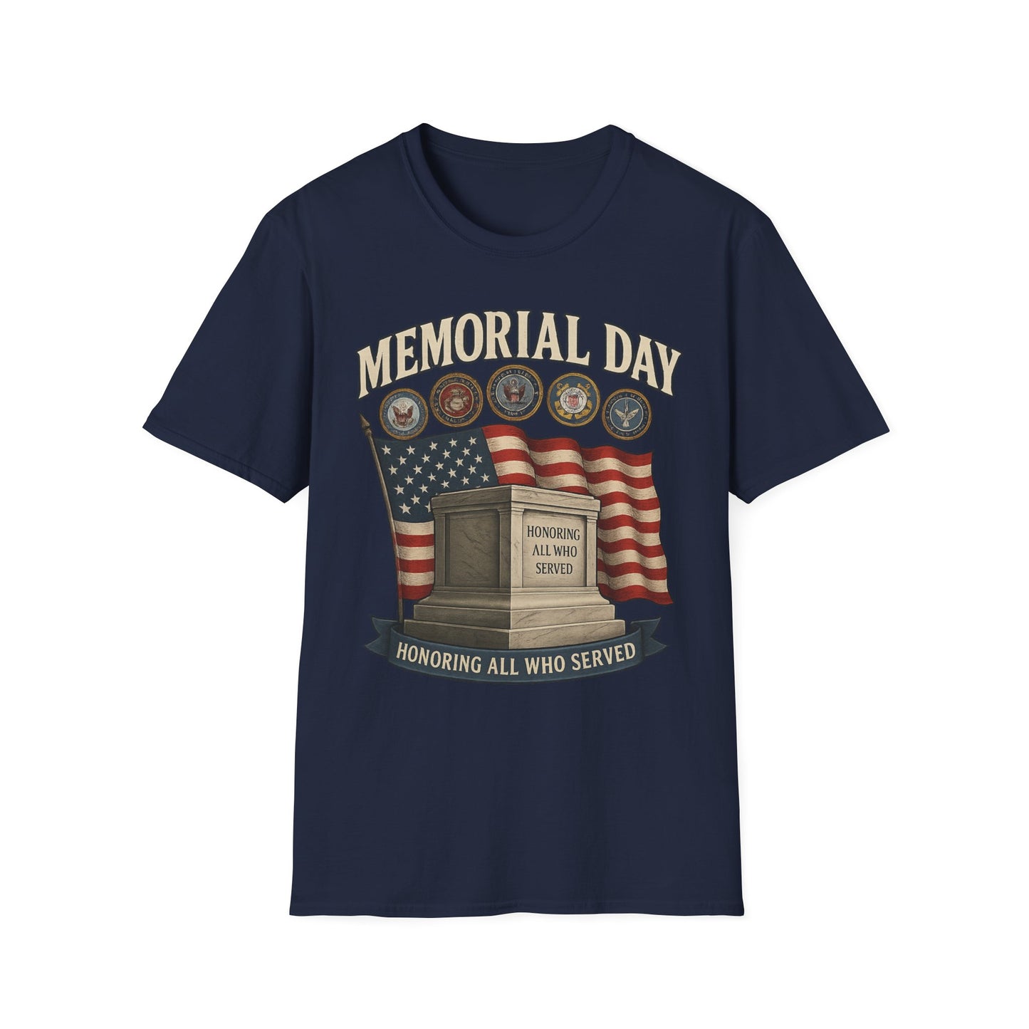 Memorial Day Tribute T-Shirt - Honoring All Who Served