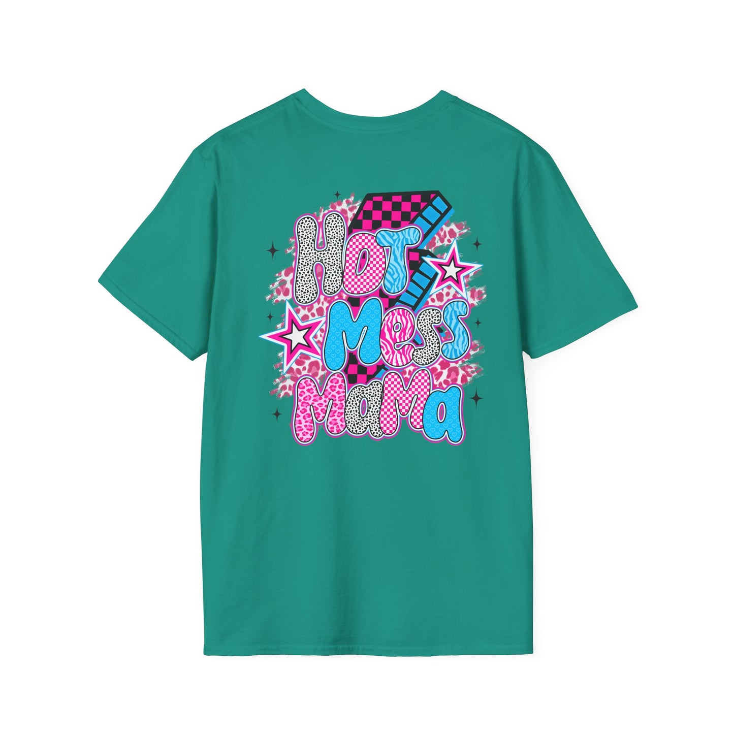 Hot Mess Vibes Fun Graphic Tee