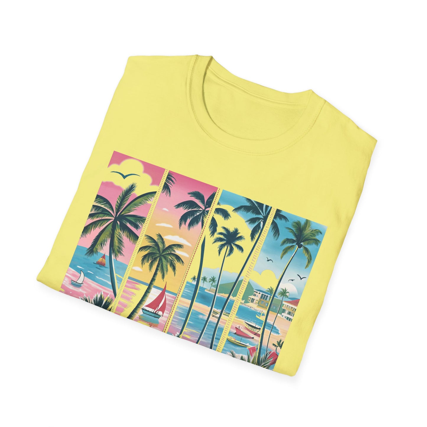 Salty Soul Tropical Vibe Tee for Beach Lovers