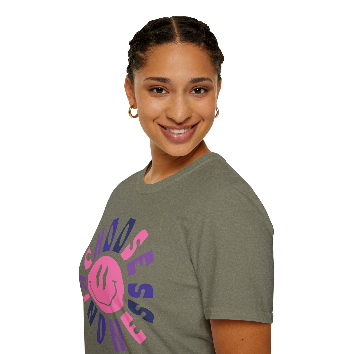 Choose Kindness Unisex Softstyle T-Shirt | Positive Vibes Tee