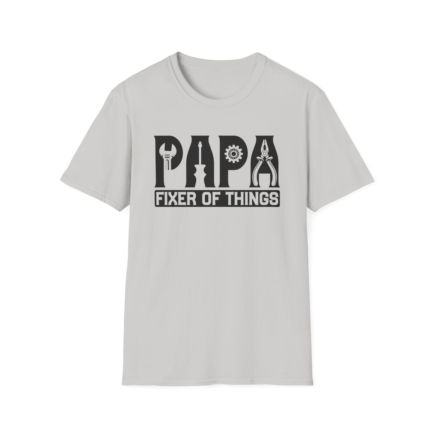DIY Dad T-Shirt, Papa Fixer Of Things Tee, Father's Day Gift, Unisex Softstyle Shirt, Casual Gift for Dads, Handy Father's Day Tee