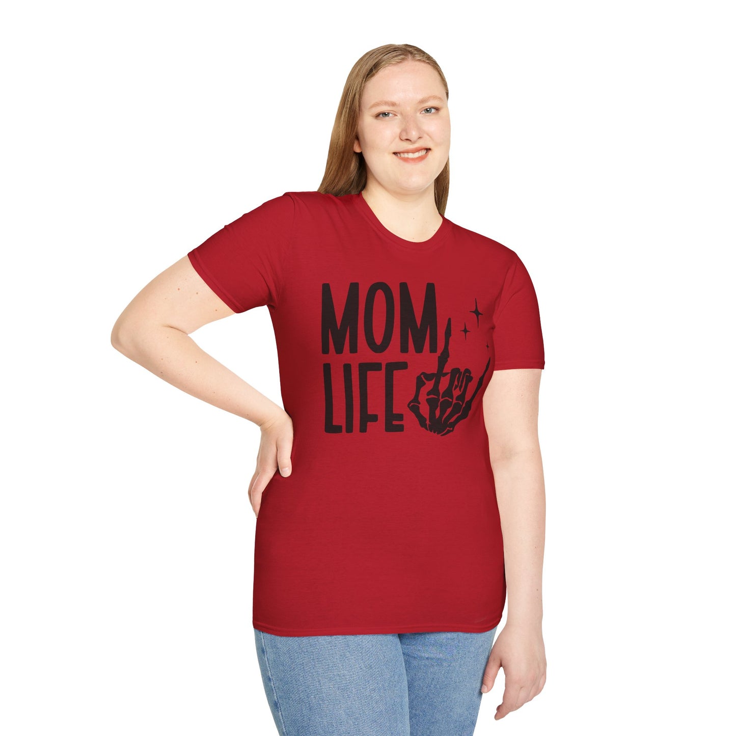 Mom Life Skeleton Hand T-Shirt