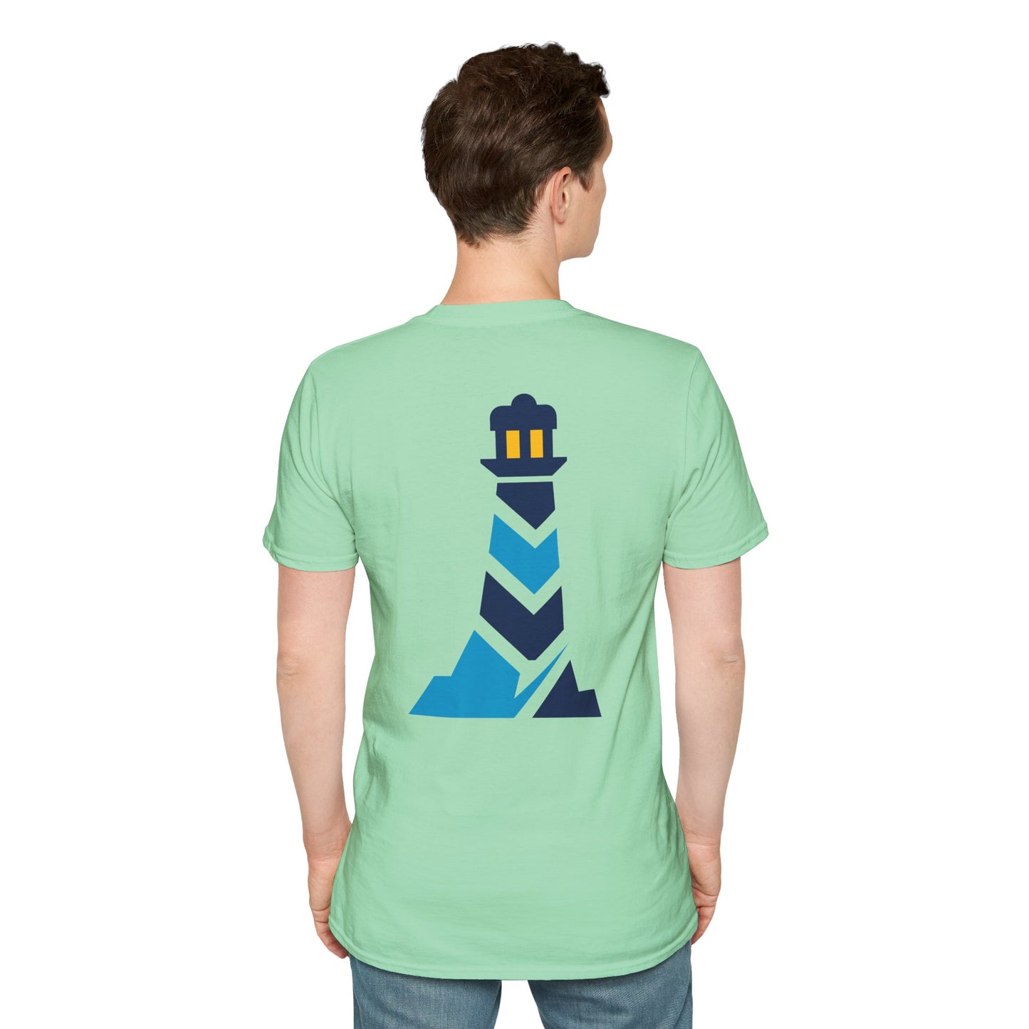Beach Sunrise & Lighthouse Unisex T-Shirt - Relaxed Summer Vibes