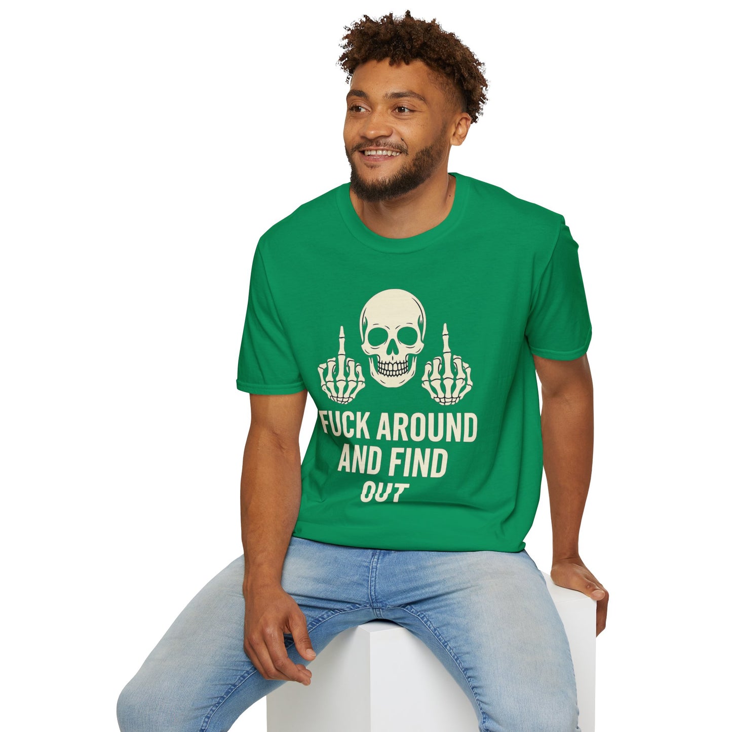 "F*ck Around and Find Out" Skull Graphic Tee