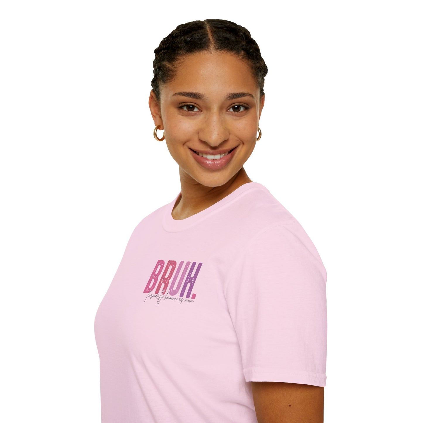 Mom Life Bruh Unisex Softstyle T-Shirt - Perfect Gift for Mothers