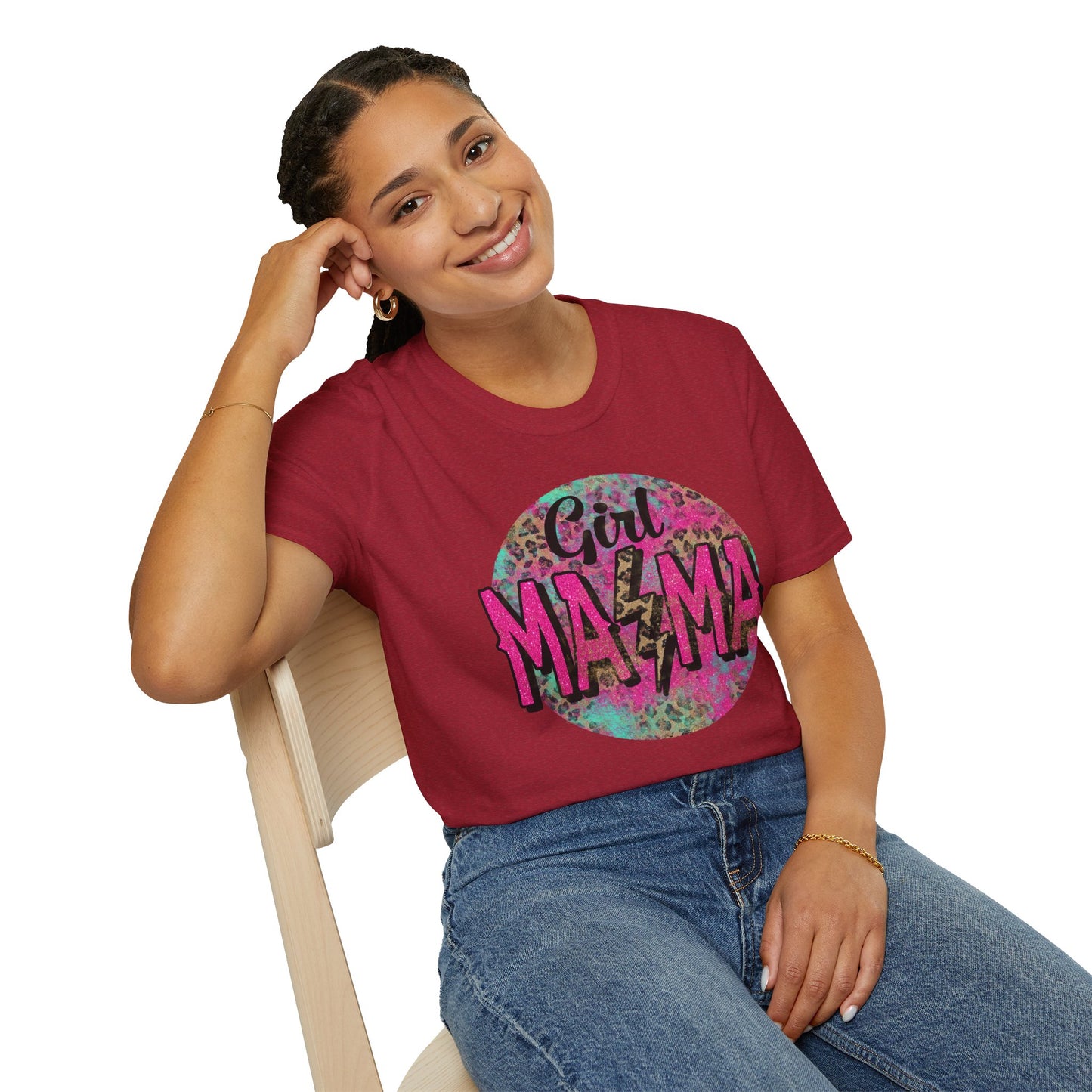 Girls Mama Trendy and Fun Graphic Tee for Moms