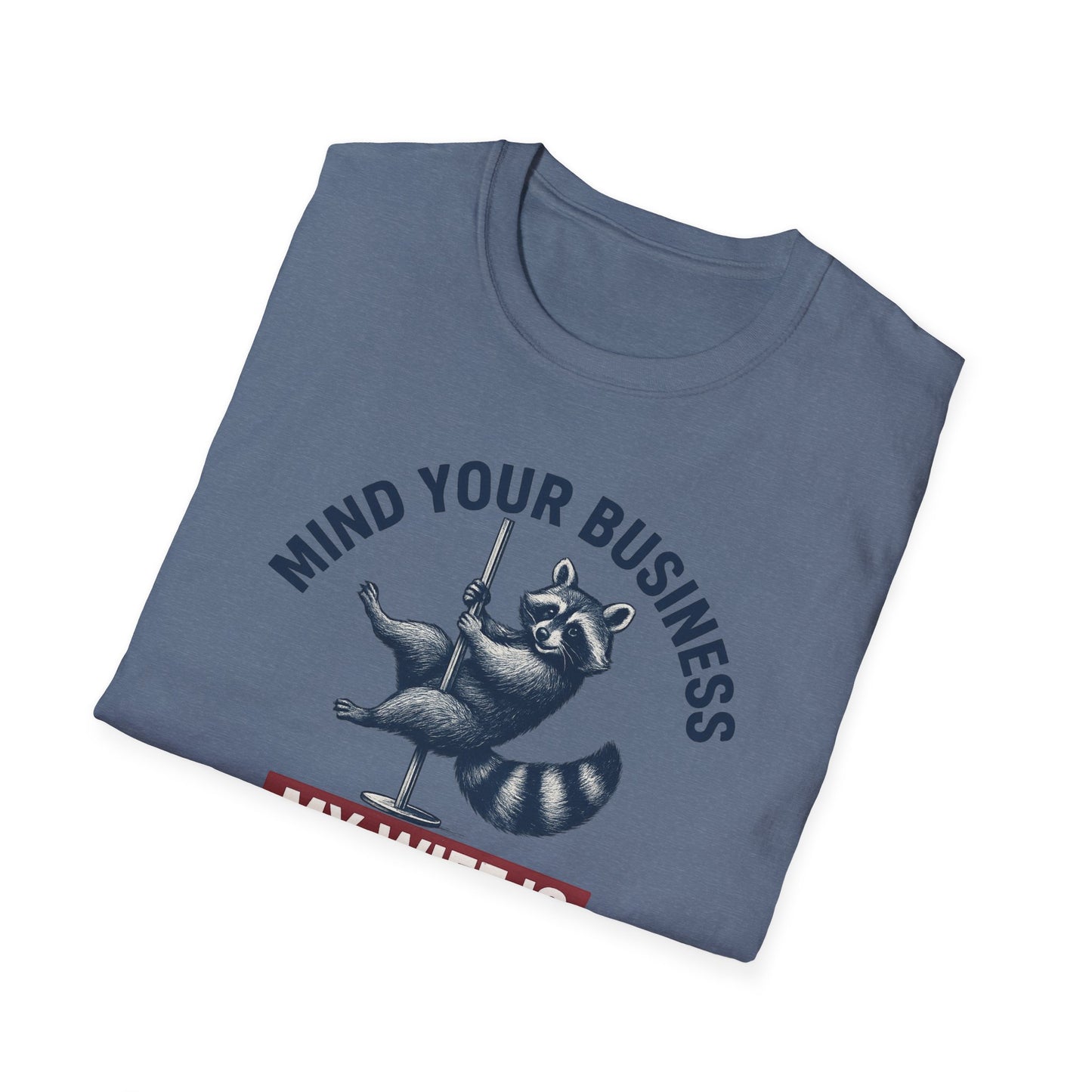 Funny Raccoon T-Shirt - Mind Your Business, Perfect for Gifting on Anniversaries, Birthdays, Casual Outings, Gift for Spouses, [...]