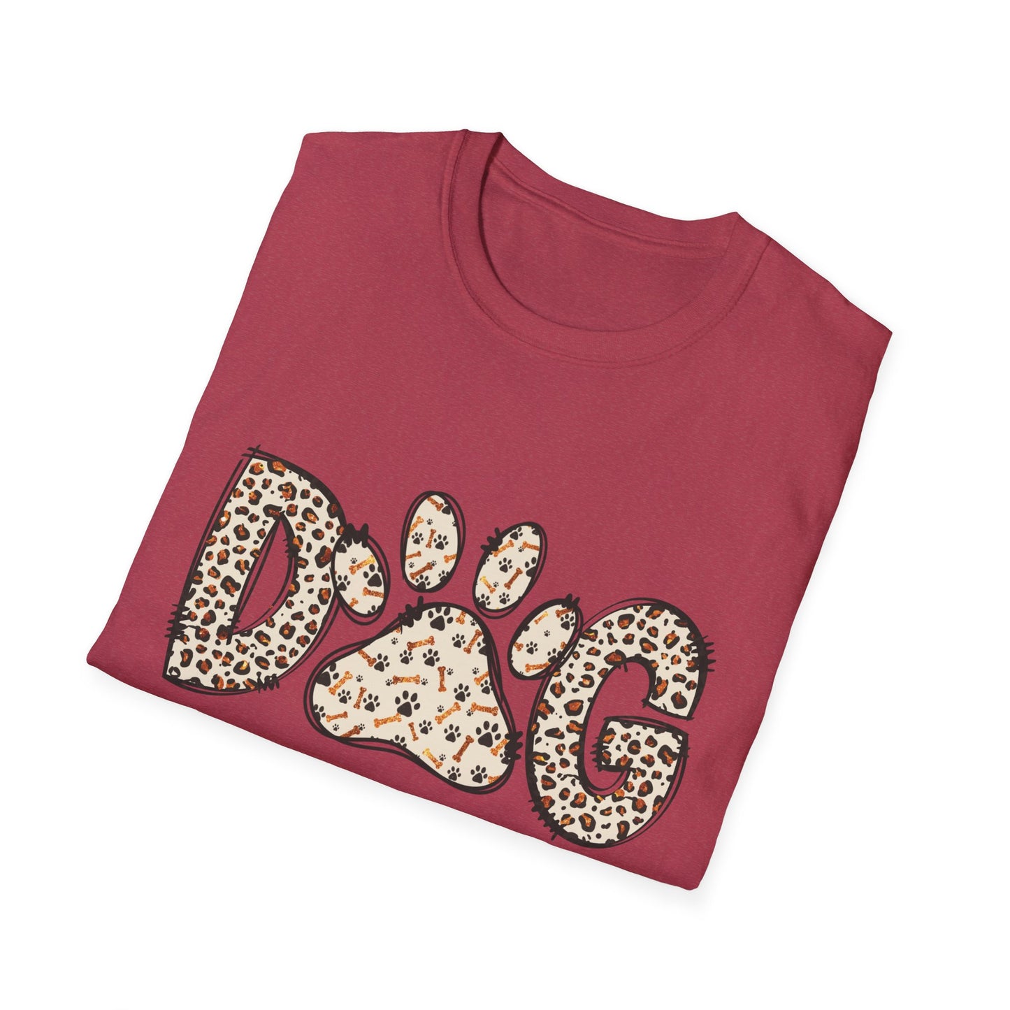 Dog Mama Leopard Print T-Shirt