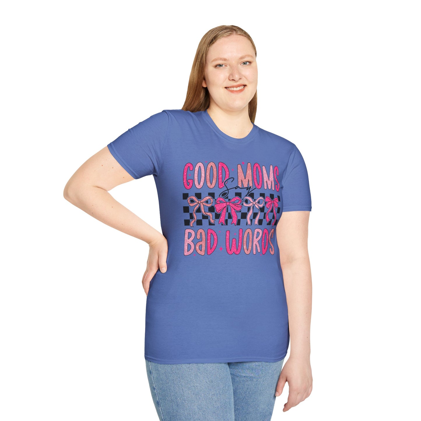 Good Moms Bad Words Fun & Playful Tee for Moms