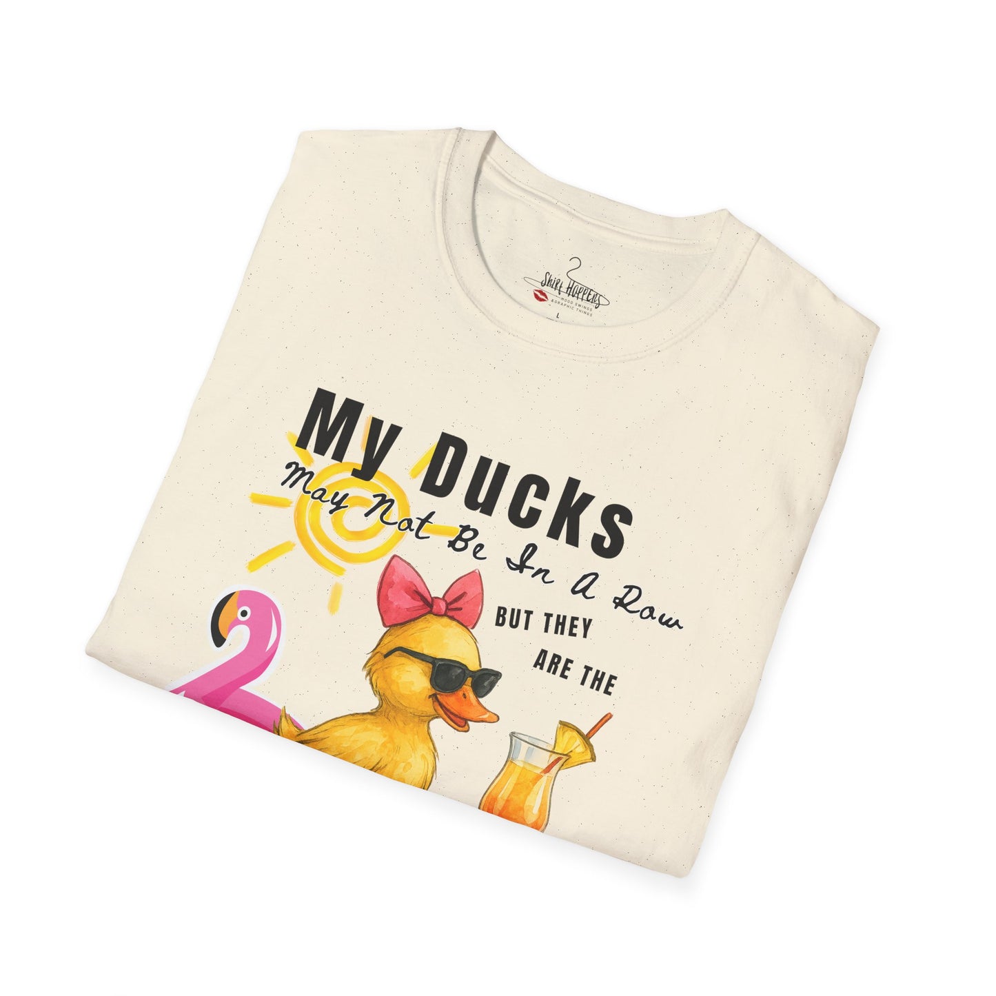 Duck - Life of The Party T-Shirt, Fun Summer Tee, Quirky Gift, Pool Party Shirt, Duck Lover Apparel