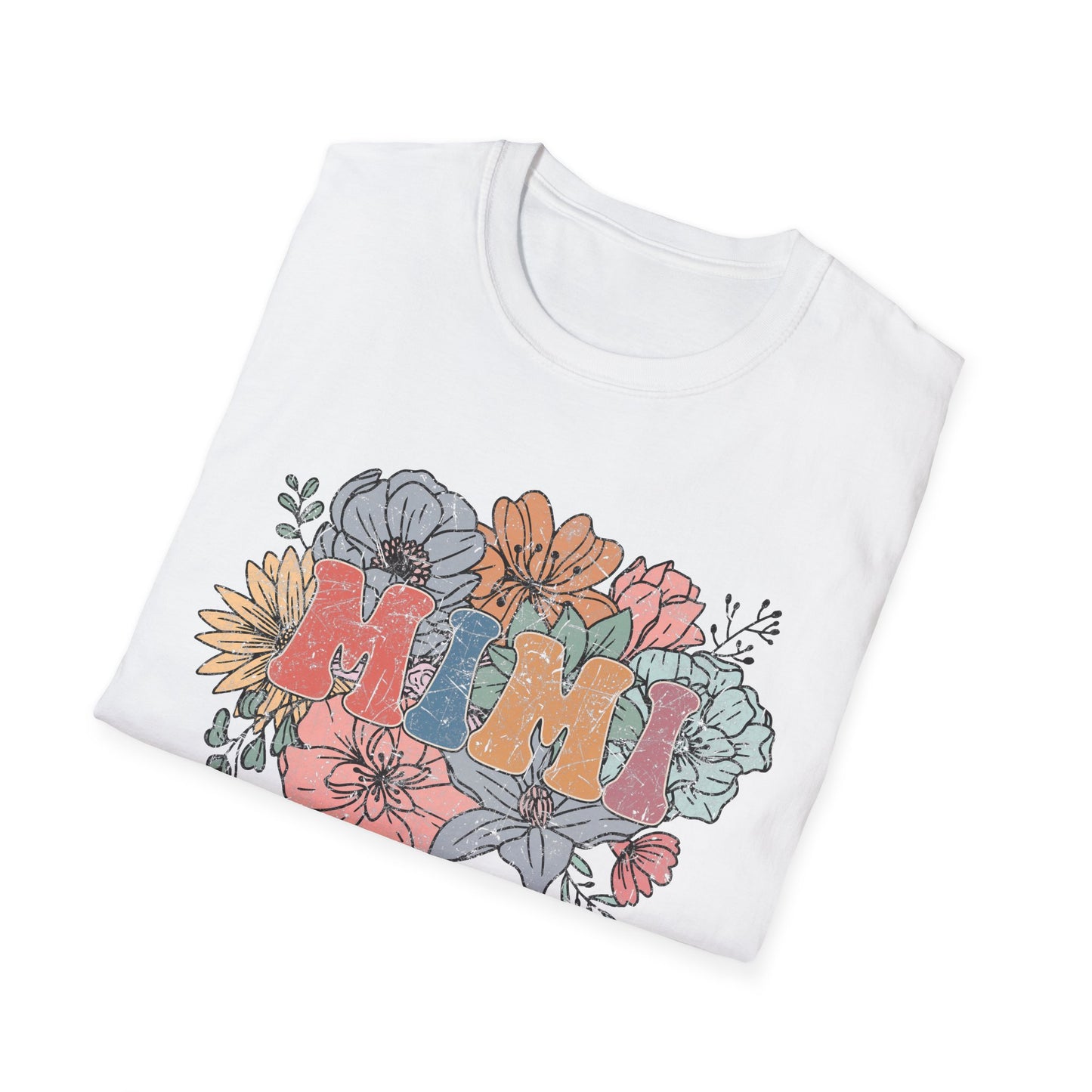 Floral 'Mimi' Unisex T-Shirt - Perfect Gift for Moms, Mother's Day, Family Gatherings, Casual Wear, Spring Fashion