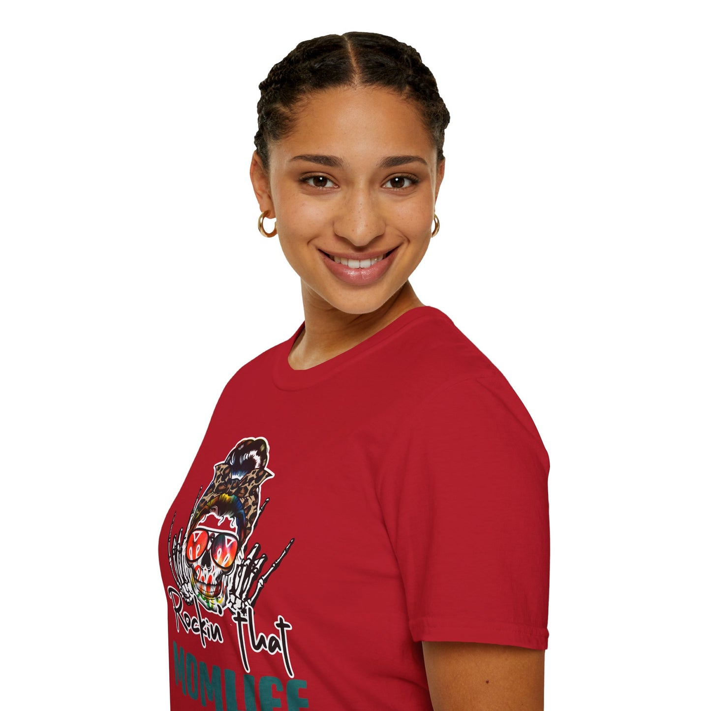 Rockin' That Mom Life Unisex T-Shirt, Gift for Moms, Fun Casual Wear, Mother's Day Top, Cool Graphic Tee