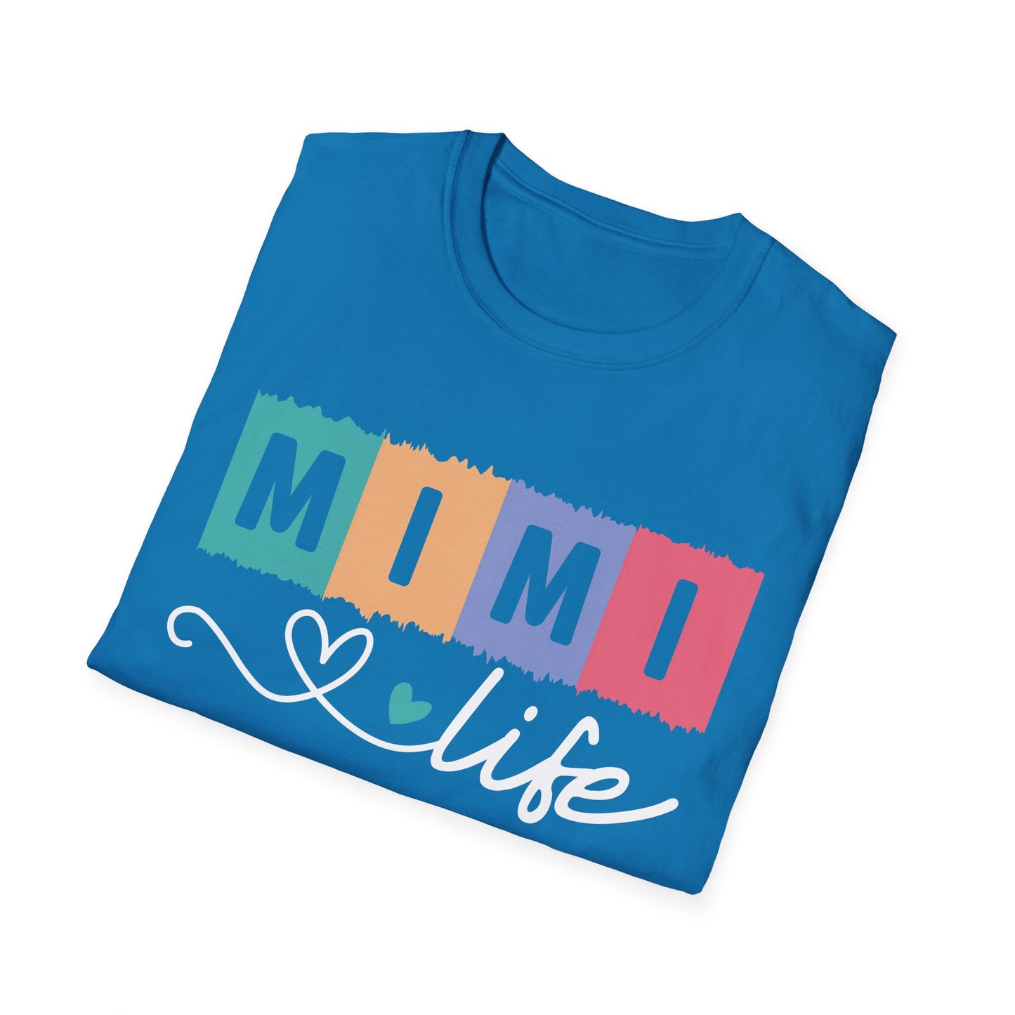 Colorful 'MIMI' Unisex Softstyle T-Shirt | Fun Gift for Mother's Day, Birthday, Casual Wear, Unique Family Tee, Comfortable Everyday Shirt