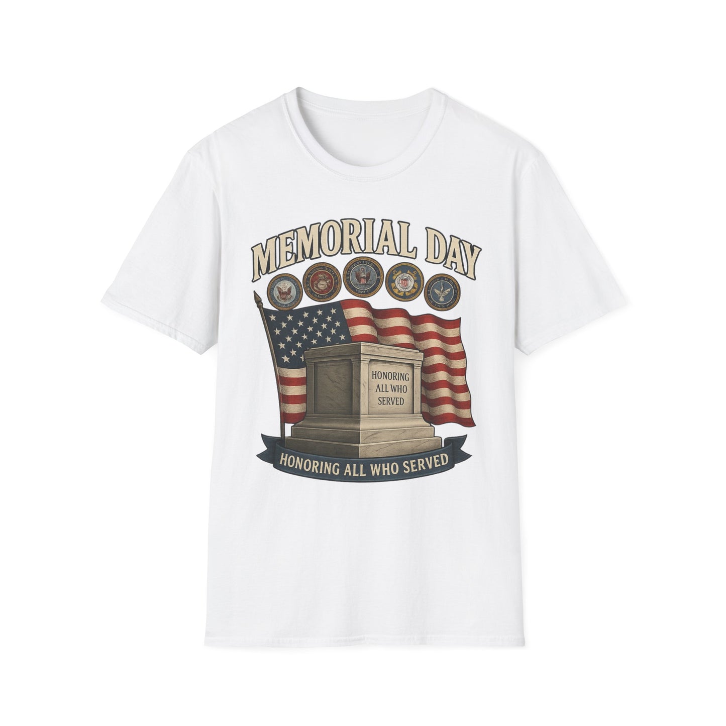 Memorial Day Tribute T-Shirt - Honoring All Who Served