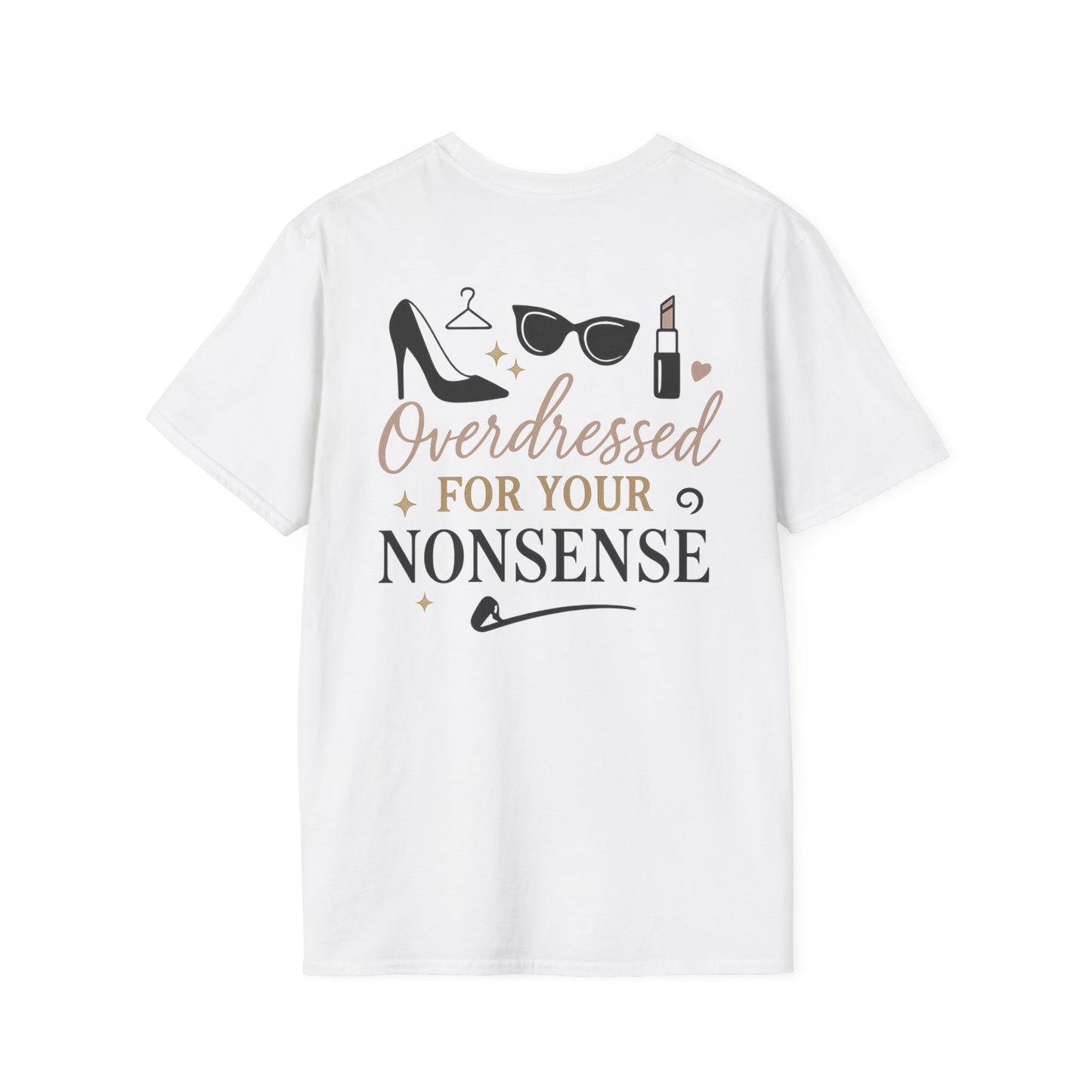 Funny Overdressed T-Shirt - Perfect for Casual Outings & Gift Occasions