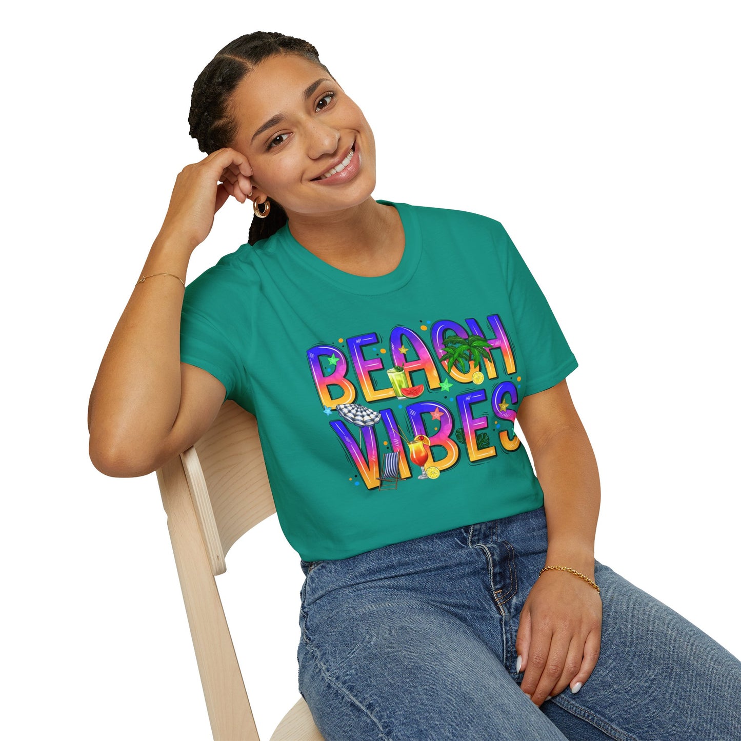 Beach Vibes - Bright and Fun Tee