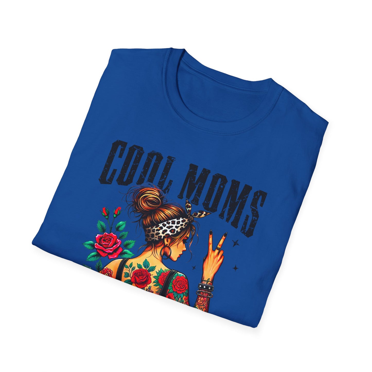Cool Moms Tattoo Graphic T-Shirt