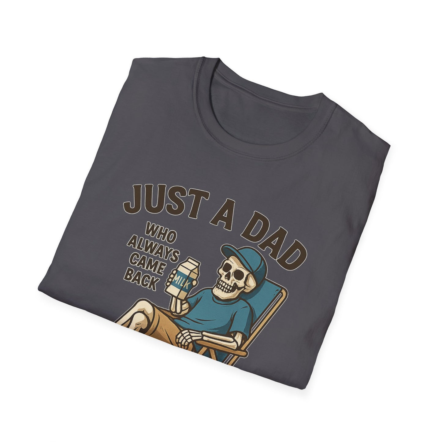 Just a Dad with the Milk Tee, Funny Father's Day Shirt