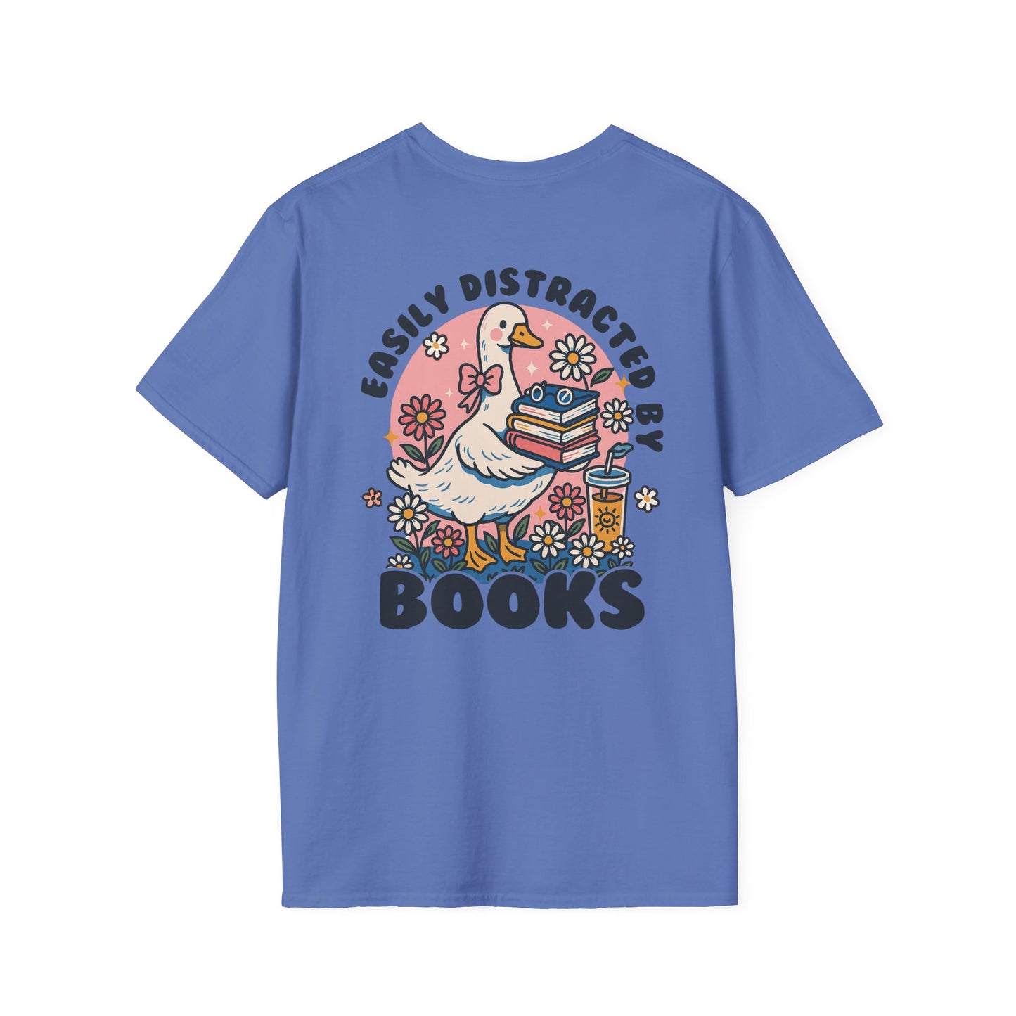 Easily Distracted by Books - T-Shirt