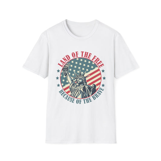 Land of the Free Graphic T-Shirt – Patriotism