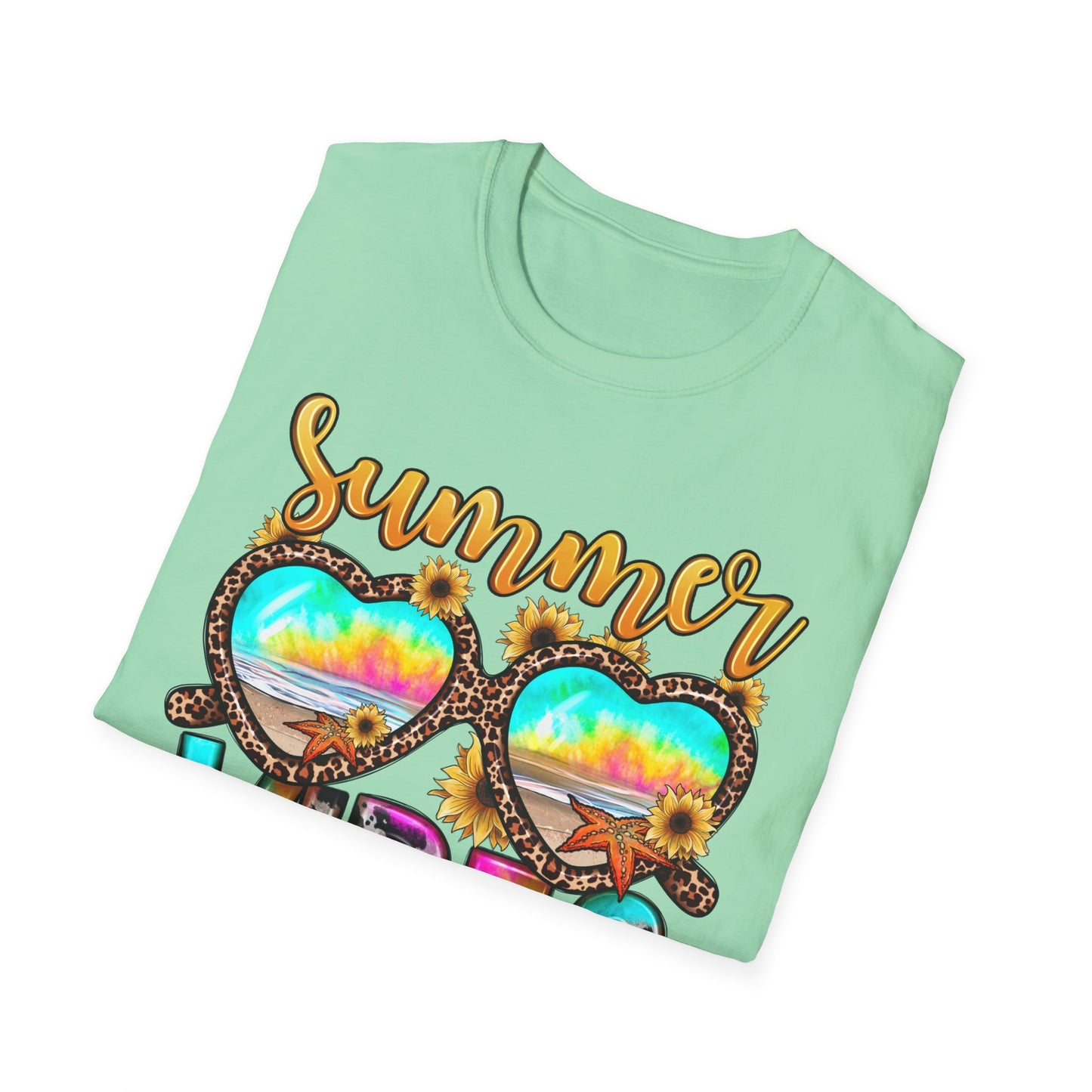 Summer Vibes Graphic -Tee for a Chill Summer