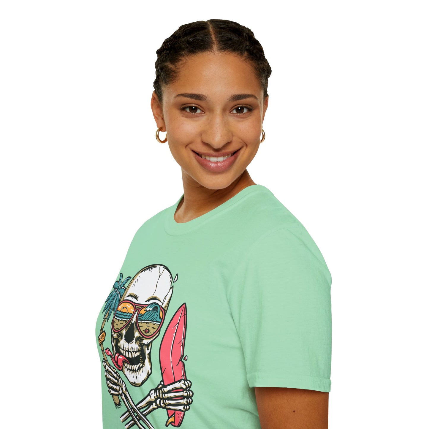 Beach Skull Graphic T-Shirt
