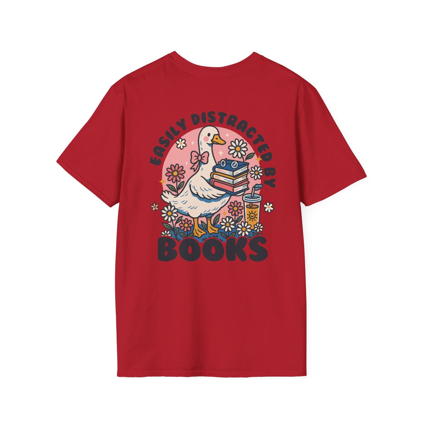 Easily Distracted by Books - T-Shirt