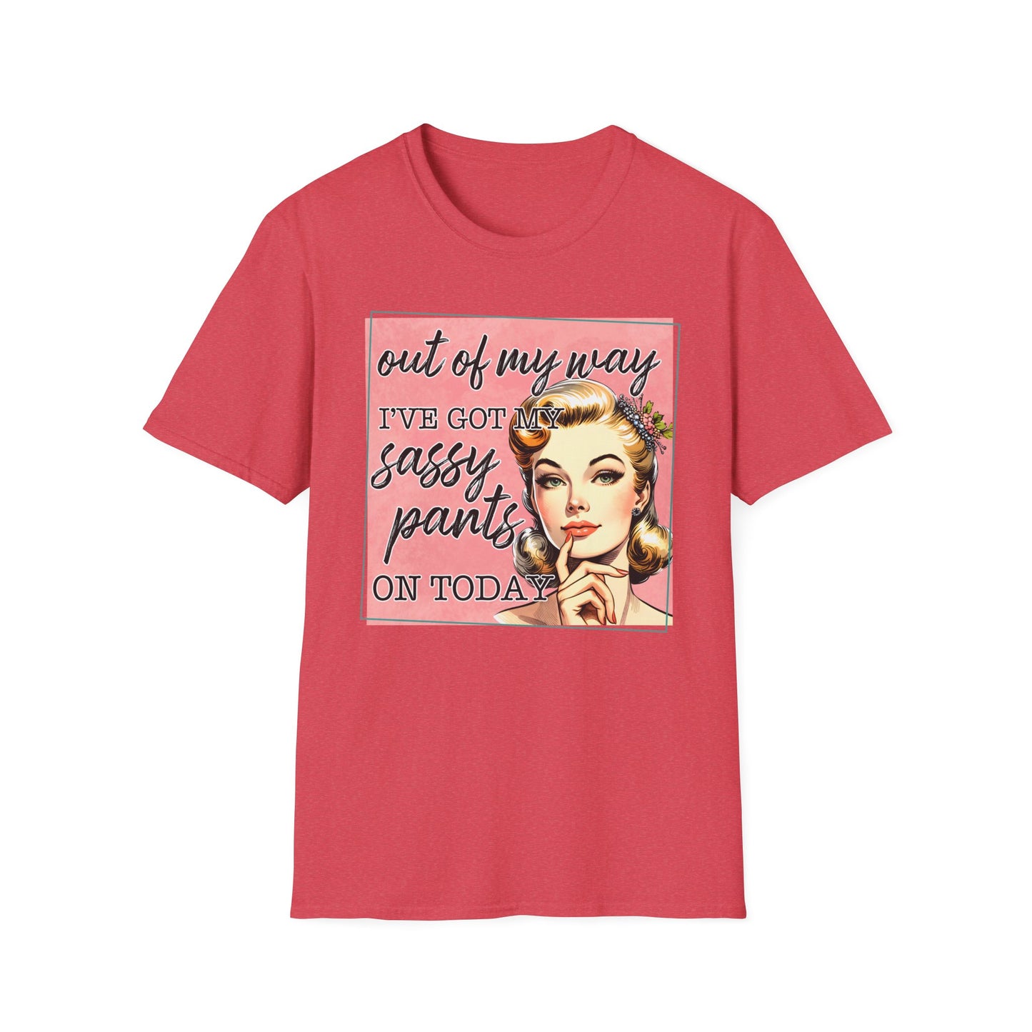 Sassy Pants Unisex Softstyle T-Shirt - Fun Retro Graphic Tee
