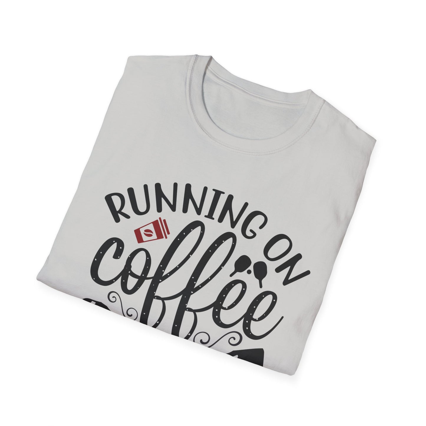 Coffee & Pickleball T-Shirt | Fun Gift for Coffee Lovers, Sports Enthusiasts, Tee for Active Lifestyles, Casual Wear, Everyday Style