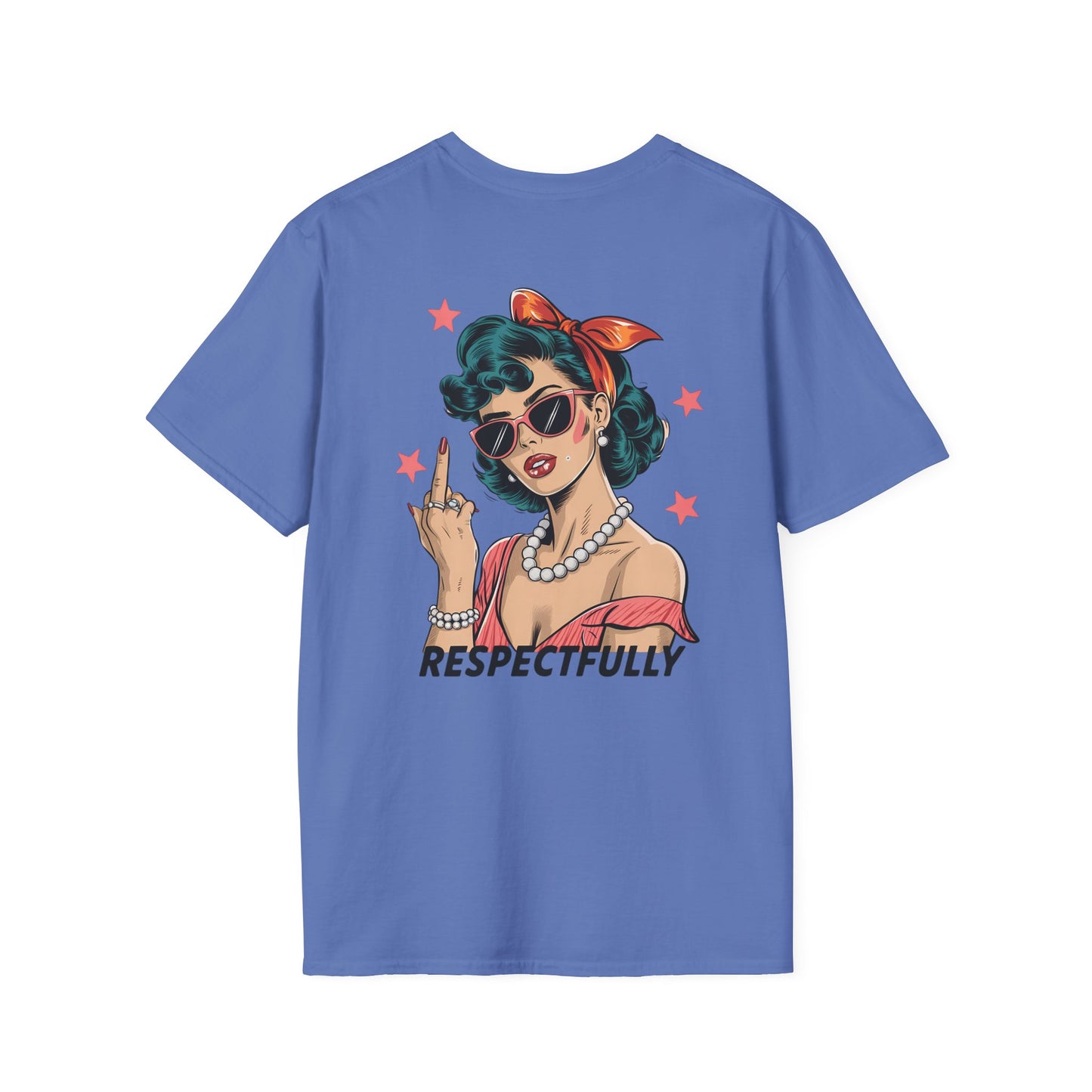 Retro Graphic Tees - Respectfully Statement Shirt