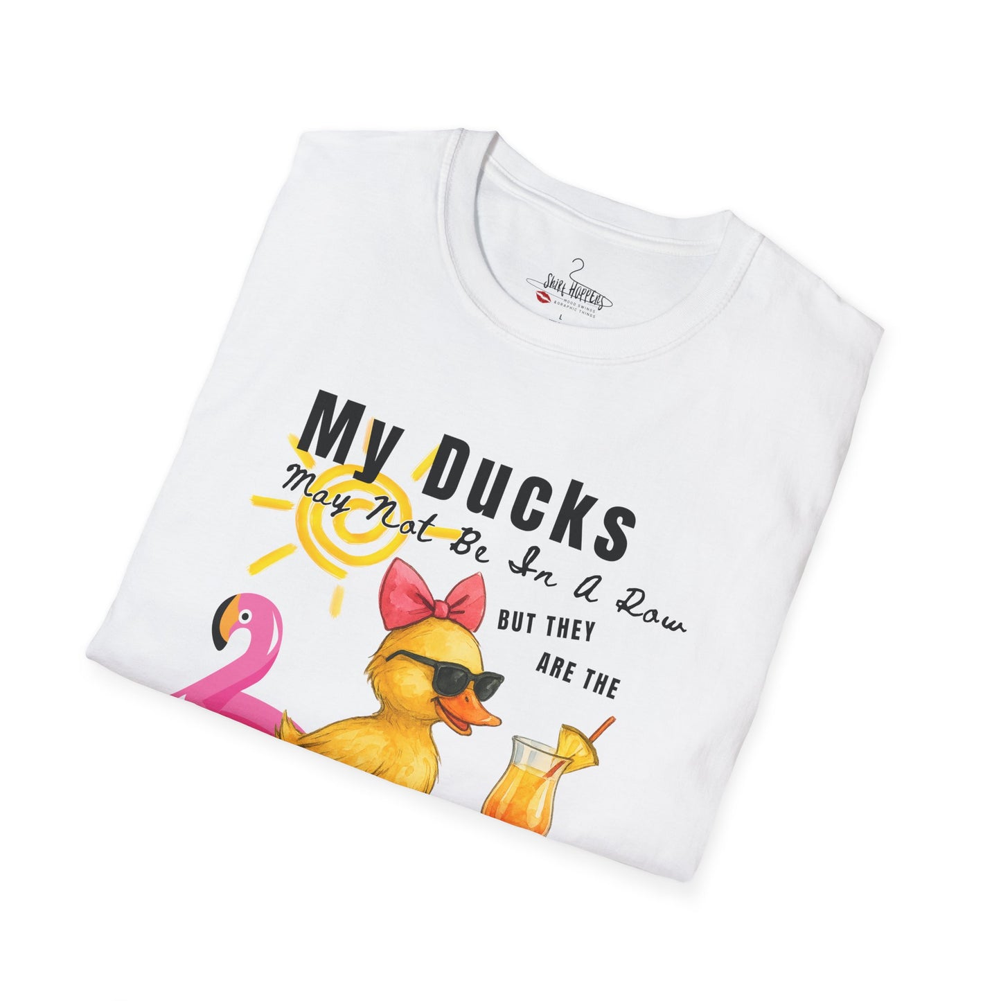 Duck - Life of The Party T-Shirt, Fun Summer Tee, Quirky Gift, Pool Party Shirt, Duck Lover Apparel